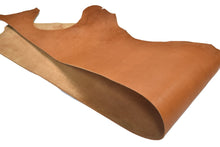 Hermann Oak® - Saddle Tan Tooling Veg-Tan Cowhide Belly - Buckskin Leather Co. Load image into Gallery viewer, Hermann Oak® - Saddle Tan Tooling Veg-Tan Cowhide Belly - Buckskin Leather Co.