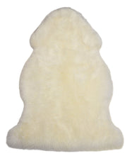 Ivory Load image into Gallery viewer, Natural Longwool Sheepskin Rug - Buckskin Leather Co.