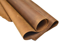 Load image into Gallery viewer, Buckhorn Brown Pull - Up Cowhide Oiltan 3 - 3.5oz - Buckskin Leather Co.
