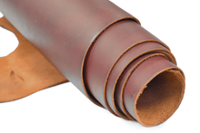 Load image into Gallery viewer, Chrome Latigo Cowhide Burgundy 8 - 9oz - Buckskin Leather Co.
