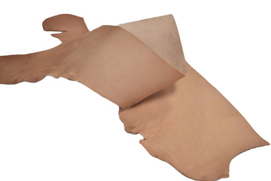 Hermann Oak® - Natural Tooling Veg - Tan Cowhide Belly - Buckskin Leather Co.