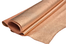 Load image into Gallery viewer, Soft Metallic Cowhide 2.75 - 3.25oz - Buckskin Leather Co.
